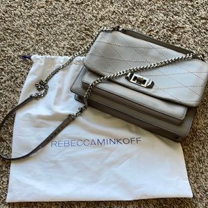 Rebecca Minkoff crossbody bag gray